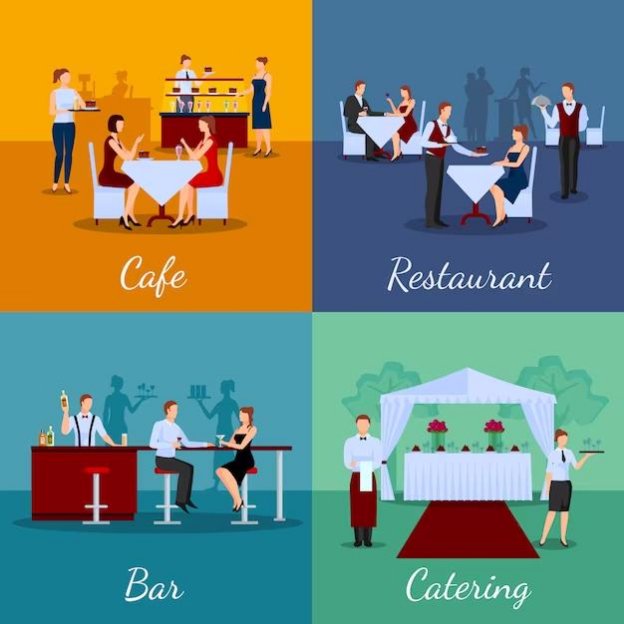 Cafés and Restaurants